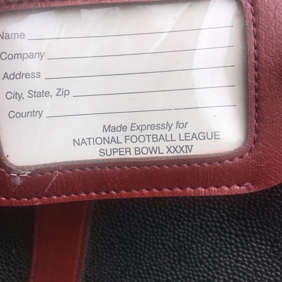 🆕 2000 Super Bowl XXXIV Computer Laptop Briefcase - Picture 3 of 10